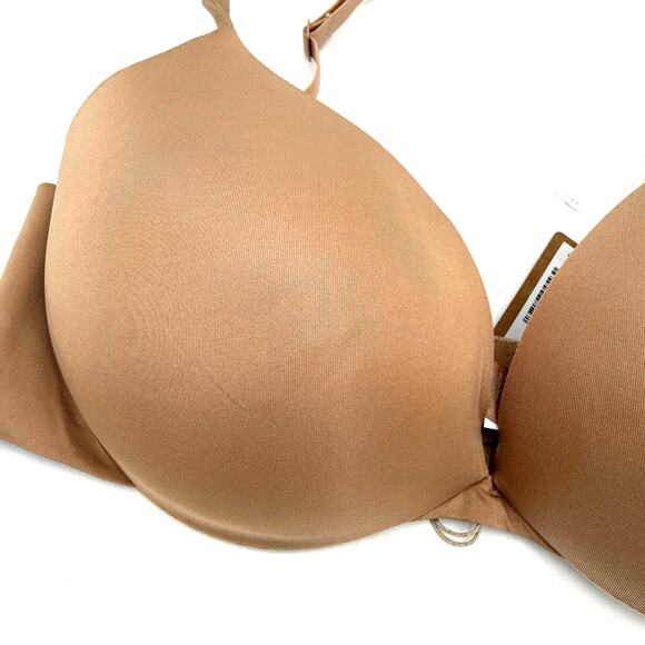 Skims Ultimate Push-Up Plunge Clay Bra New With Tags Size 34D - Picture 2 of 5
